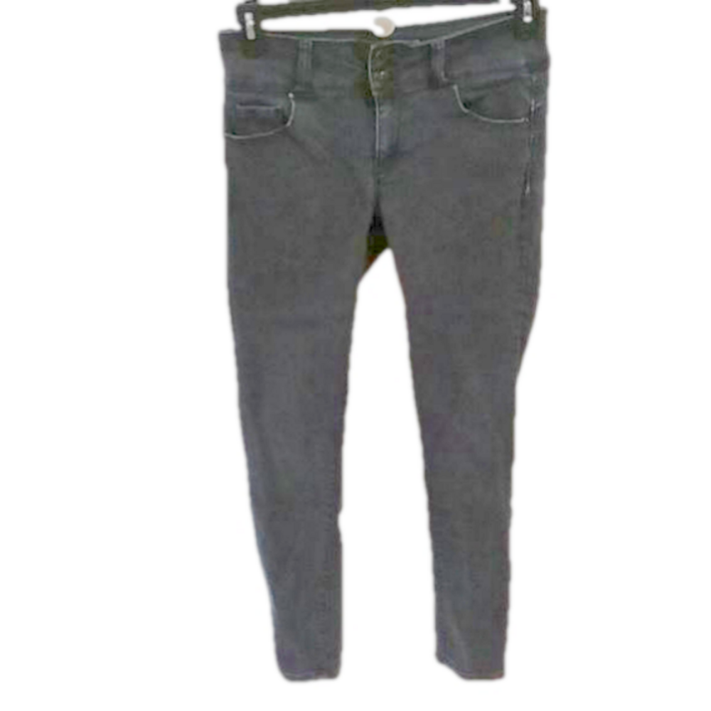 (131)   Wax Jean, Butt I Love You, faded black, size 11, pants